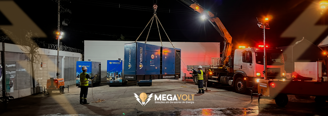 locação de geradores em situações de emergência